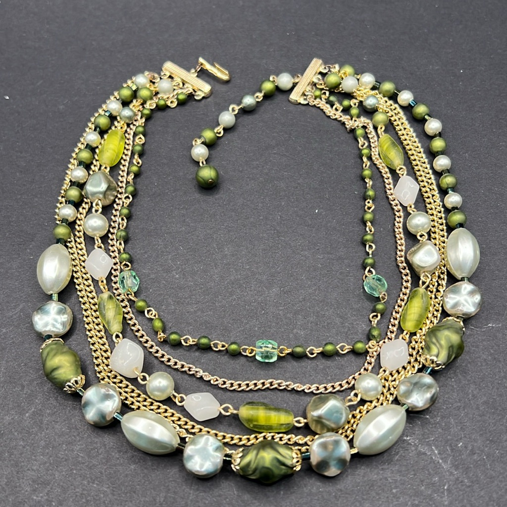 Vintage Japan Beaded Necklace
